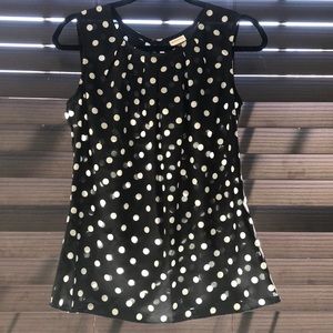 Merona Polka Dot Sleeveless Blouse